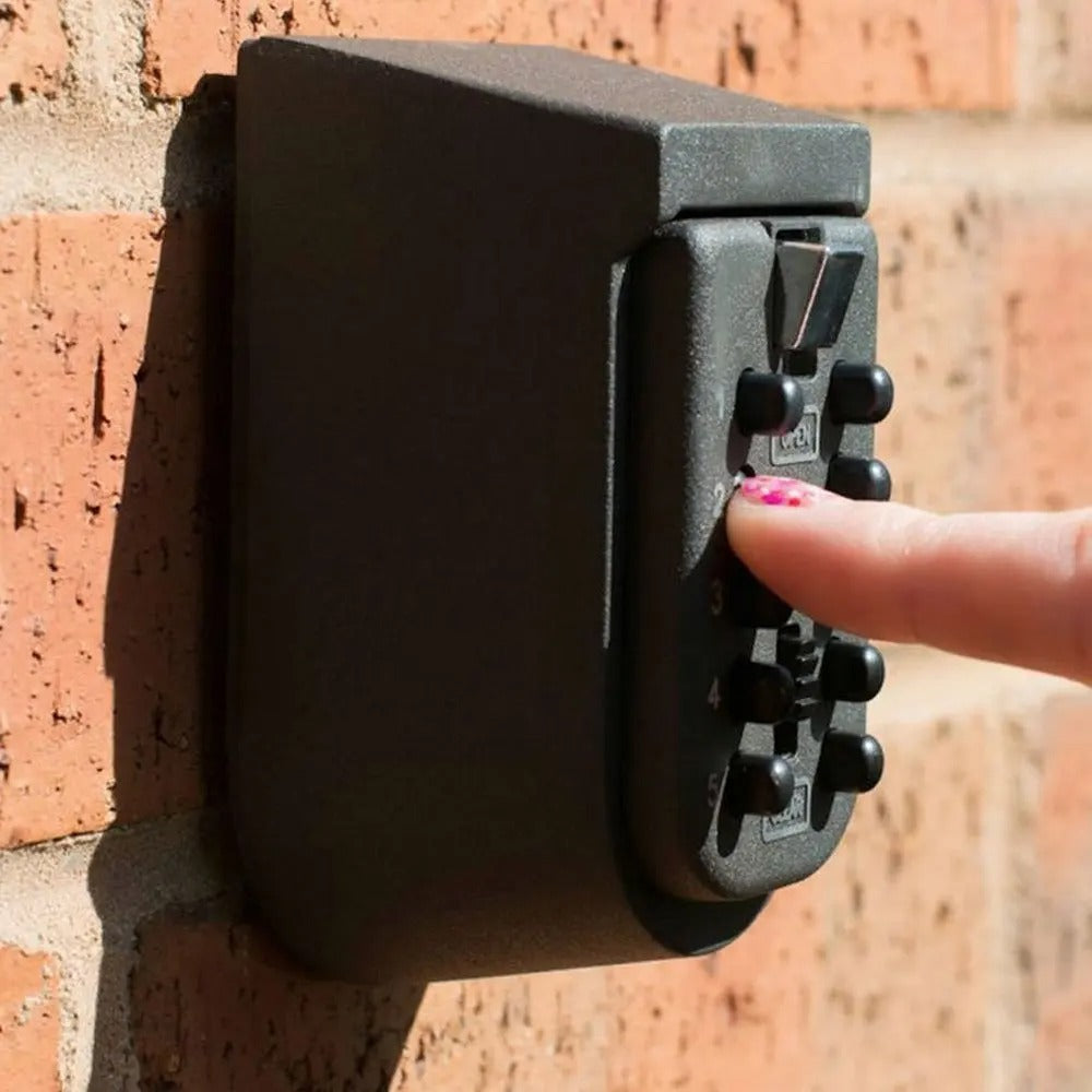 Wall Mounted Key Safe With 4 Digit Combination Lock