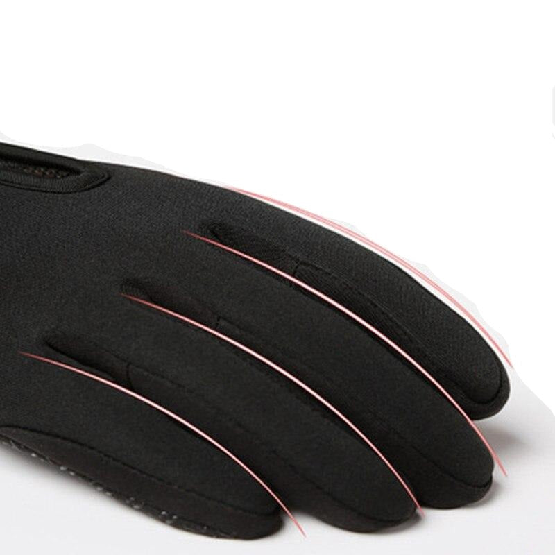 Waterproof Winter Gloves with Touchscreen Fingertips and Anti Slip Grip