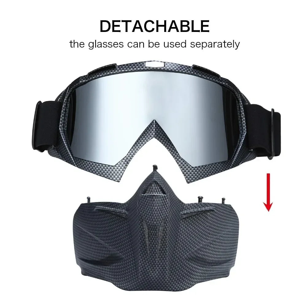 Winter Ski Mask with Anti Fog Protective Goggles