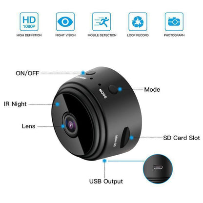 1080P Magnetic WiFi Mini Camera Wireless Reversing Camera