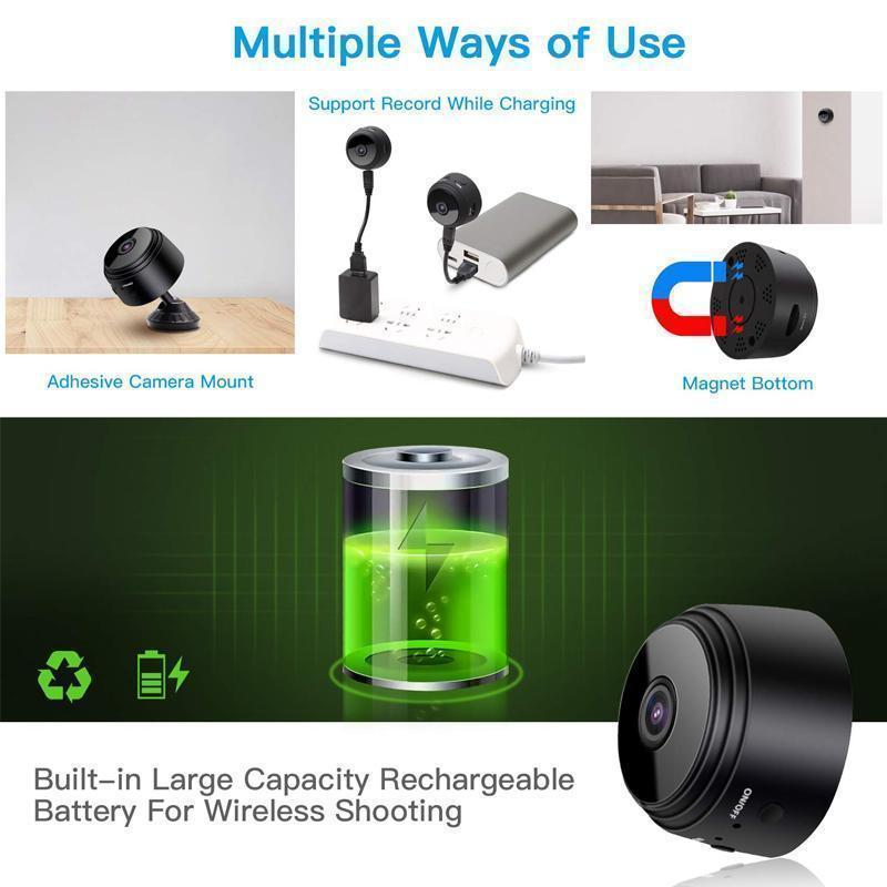 1080P Magnetic WiFi Mini Camera Wireless Reversing Camera
