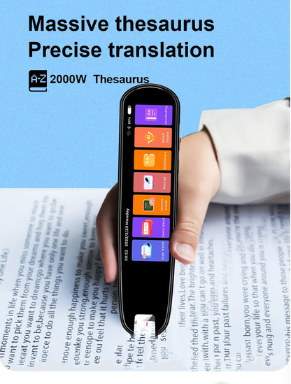 112 Language Translation Pen with Text Scanning and Voice Output