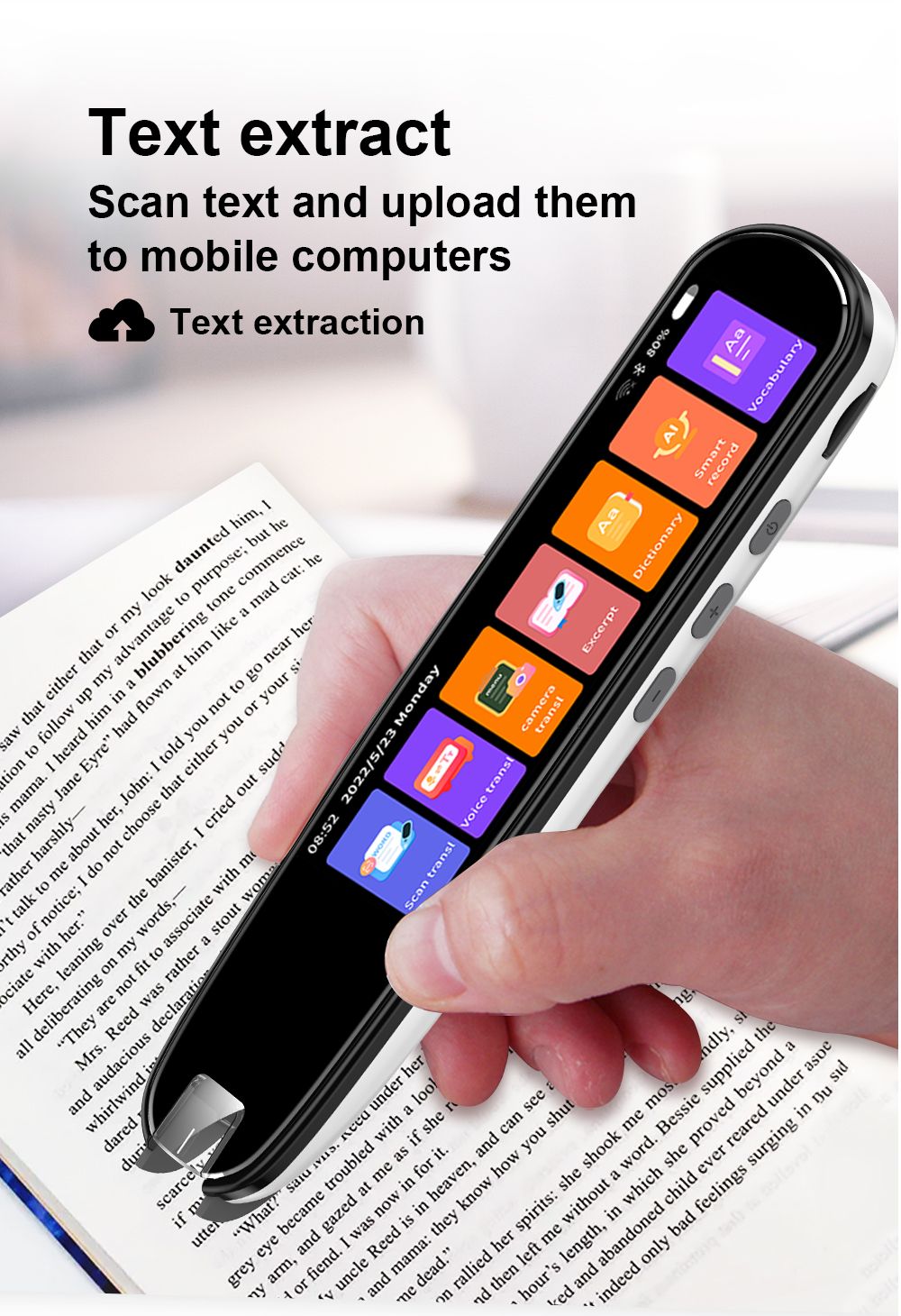 112 Language Translation Pen with Text Scanning and Voice Output