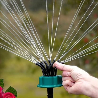 12-in-1 Garden Sprinkler Irrigation System with 360° Adjustable Spray