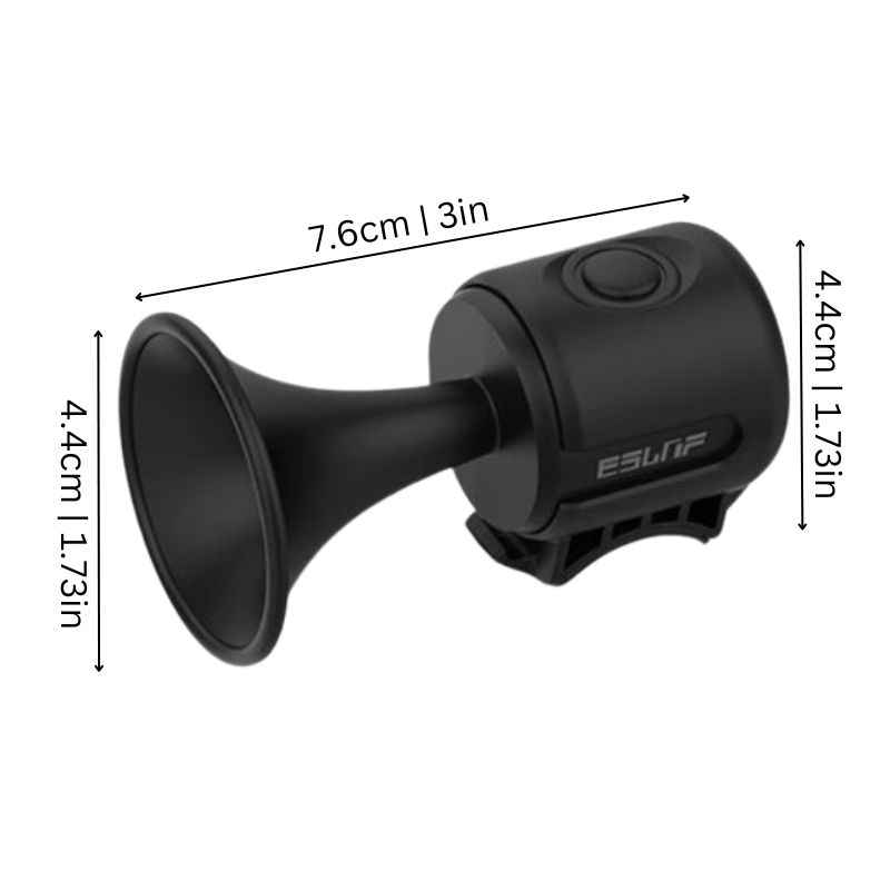 120 dB Waterproof Bike Horn for Most Handlebars