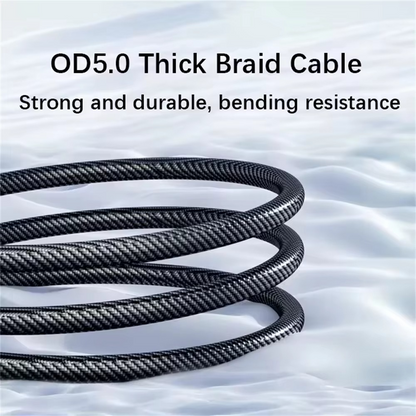 120W USB Type C Fast Charging Cable With LED Display