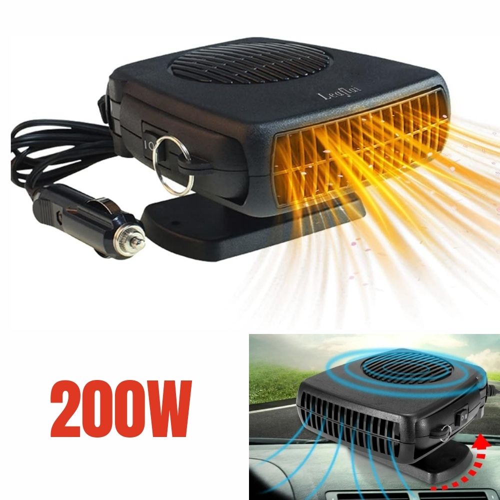 12V Car Heater Ceramic Fan with Dual 150W 300W Settings