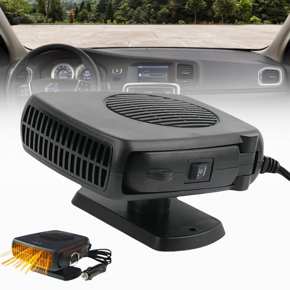 12V Car Heater Ceramic Fan with Dual 150W 300W Settings