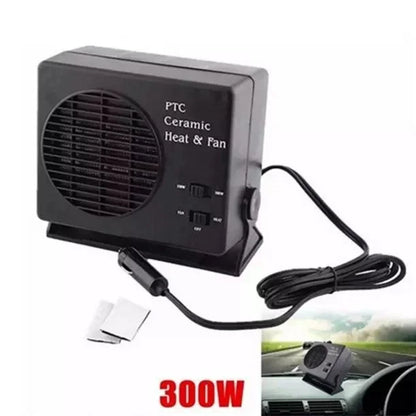 12V Ceramic Car Heater Fan Portable Defroster with Thermostat