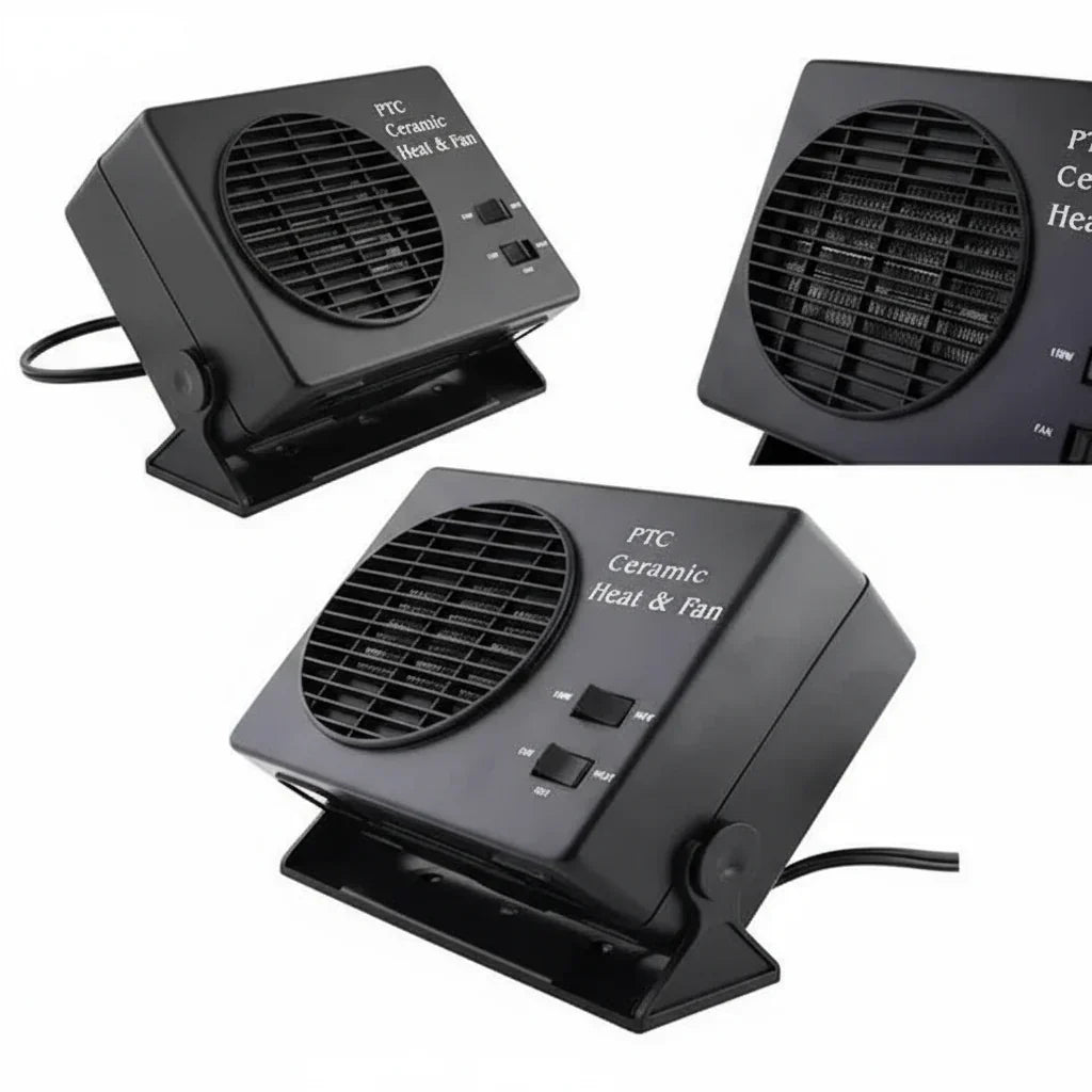 12V Ceramic Car Heater Fan Portable Defroster with Thermostat