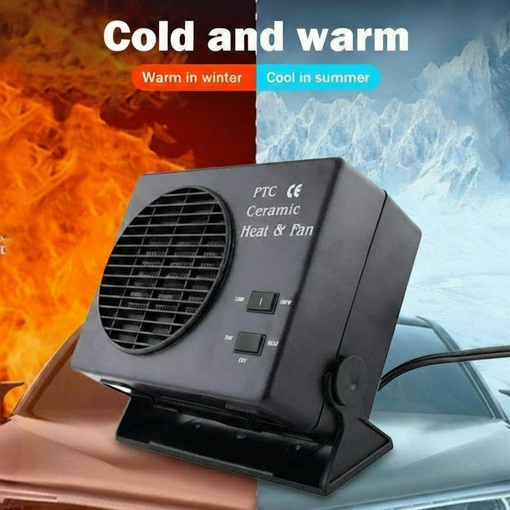 12V Ceramic Car Heater Fan Portable Defroster with Thermostat