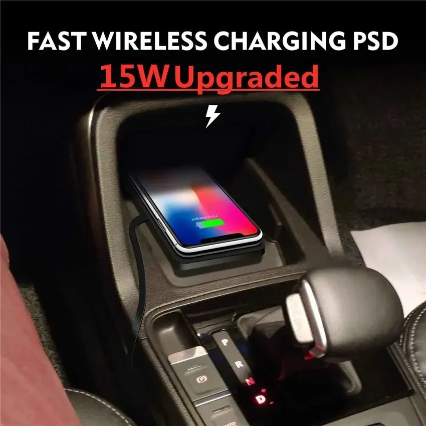 15W Wireless Charging Pad with Non Slip Silicone Base