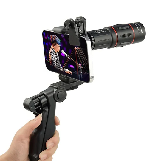 18X Smartphone Telephoto Lens with Universal Phone Clip