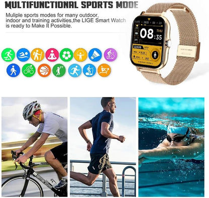 1.83 Inch Bluetooth Smart Fitness Watch with Health Tracking