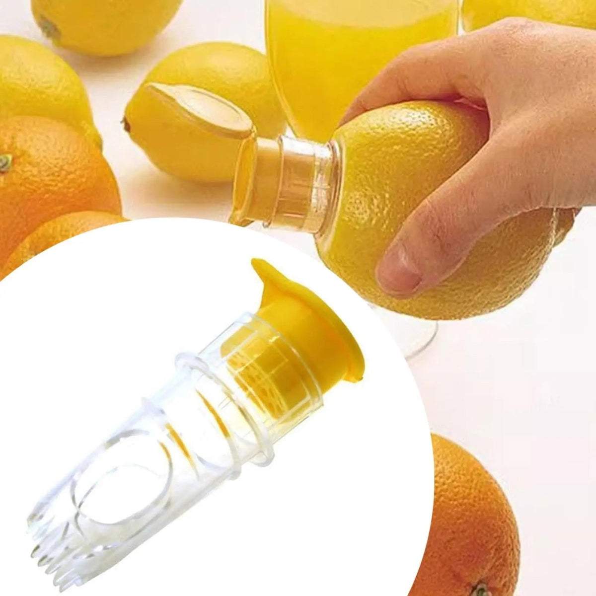 2 Piece Citrus Juice Extractor Set with Twist Press