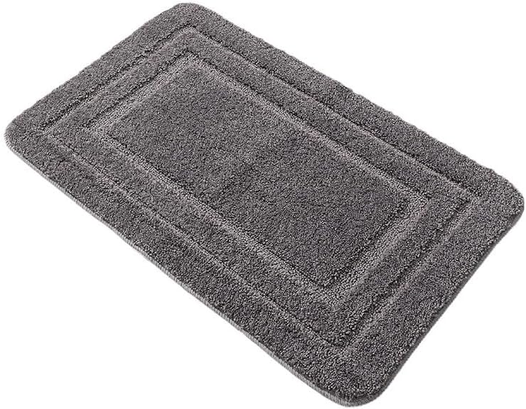 2 Piece Microfiber Bath Mat Set Non Slip Quick Drying