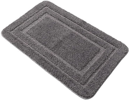 2 Piece Microfiber Bath Mat Set Non Slip Quick Drying
