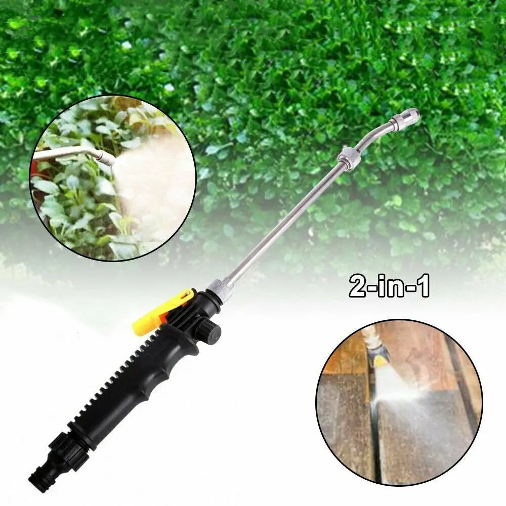 2 in 1 Garden Hose High Pressure Spray Nozzle Attachment