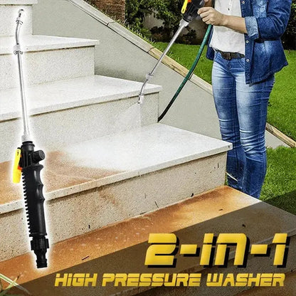 2 in 1 Garden Hose High Pressure Spray Nozzle Attachment