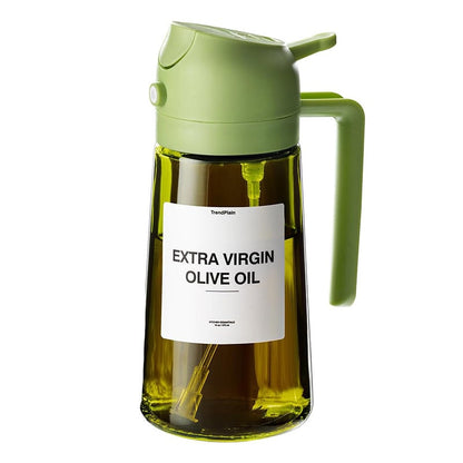 2-in-1 Glass Oil Sprayer Dispenser Cooking Bottle
