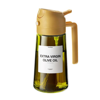 2-in-1 Glass Oil Sprayer Dispenser Cooking Bottle