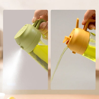 2-in-1 Glass Oil Sprayer Dispenser Cooking Bottle