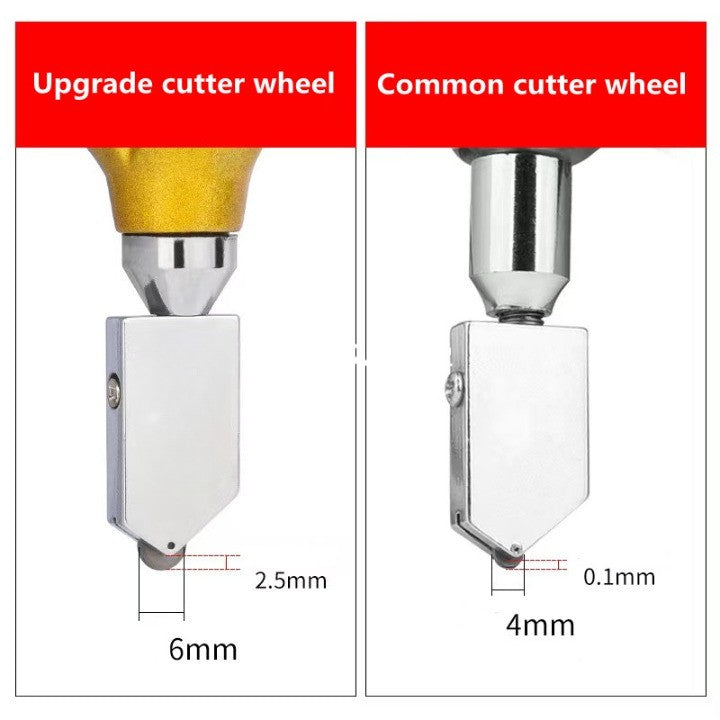 2-in-1 Glass and Tile Diamond Roller Cutter