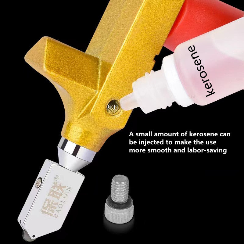 2-in-1 Glass and Tile Diamond Roller Cutter