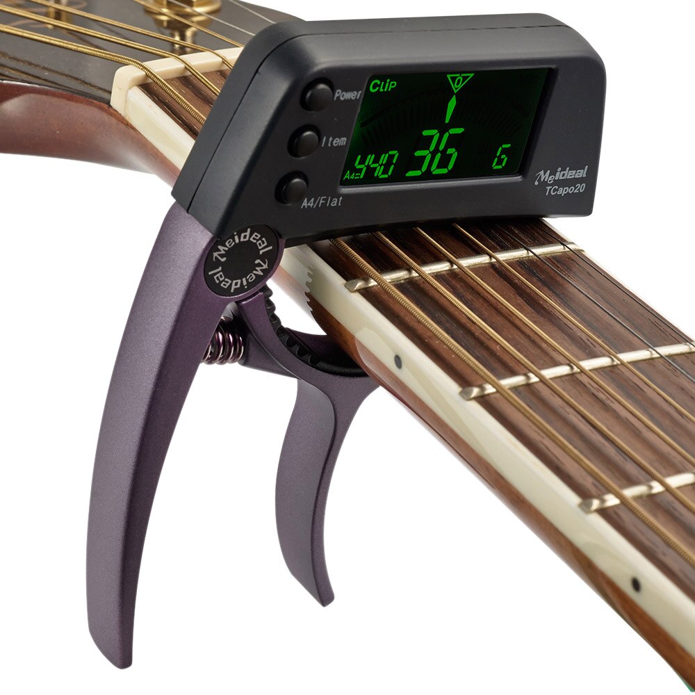 2 in 1 Guitar Capo with LCD Digital Tuner