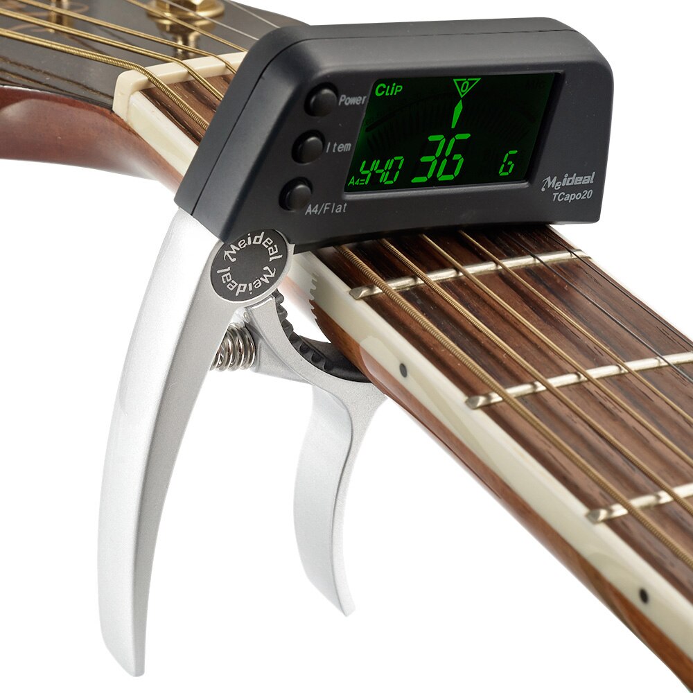 2 in 1 Guitar Capo with LCD Digital Tuner