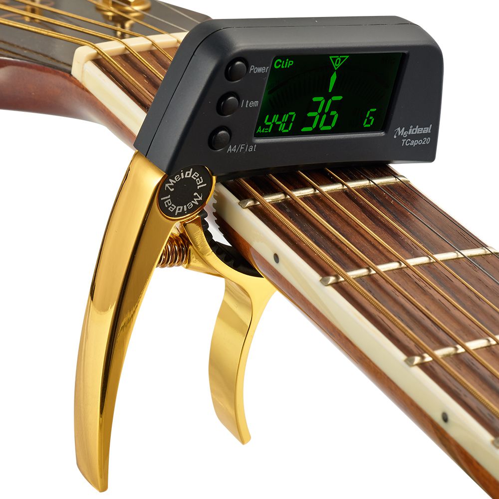2 in 1 Guitar Capo with LCD Digital Tuner