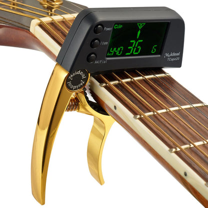 2 in 1 Guitar Capo with LCD Digital Tuner