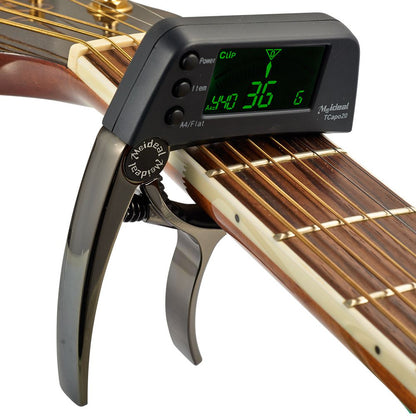 2 in 1 Guitar Capo with LCD Digital Tuner