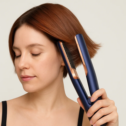 2 in 1 Hair Dryer Straightening Brush Styling Tool