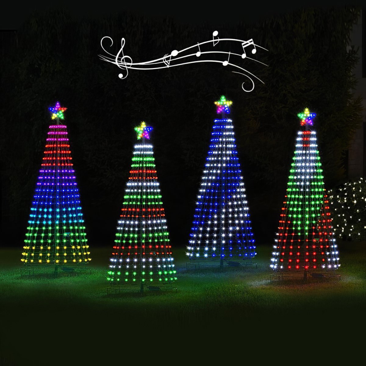 200 LED Christmas Tree Lights with 8 Lighting Modes