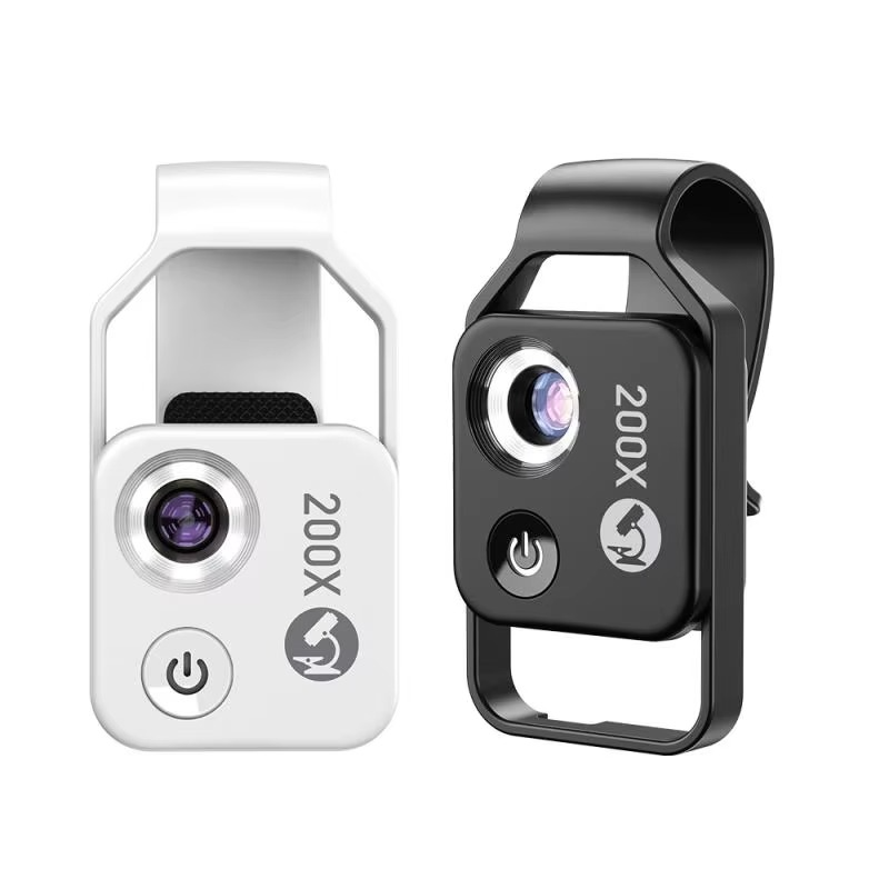200X Smartphone Microscope Lens with Universal Clip