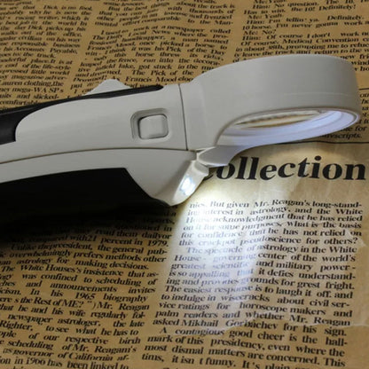 20X LED Magnifying Glass Large Handheld Reading Magnifier