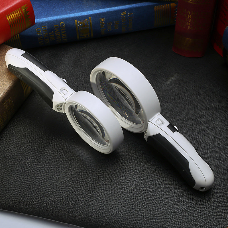 20X LED Magnifying Glass Large Handheld Reading Magnifier