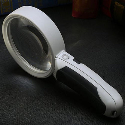 20X LED Magnifying Glass Large Handheld Reading Magnifier