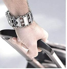 29-in-1 Stainless Steel Multitool Bracelet