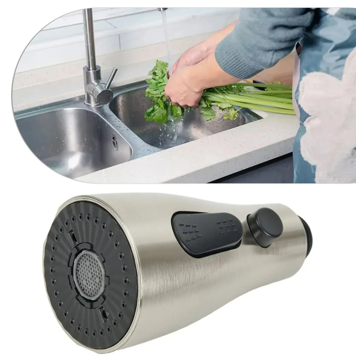 3 Function Kitchen Faucet Replacement Spray Head