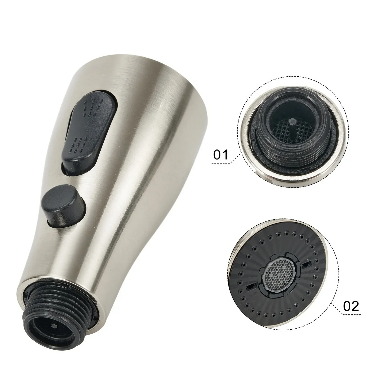 3 Function Kitchen Faucet Replacement Spray Head