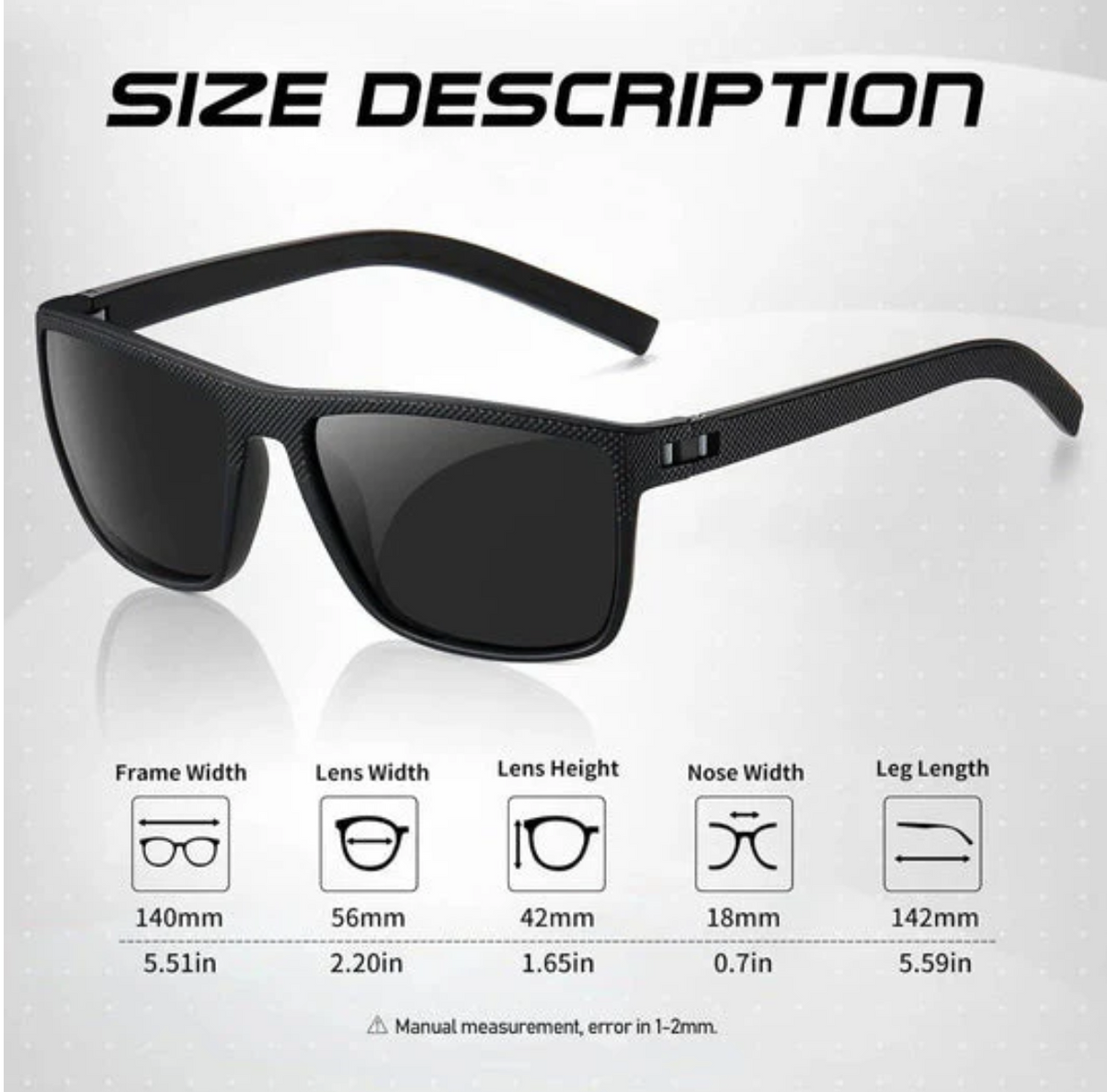 3 Pack Polarized UV400 Sunglasses Set