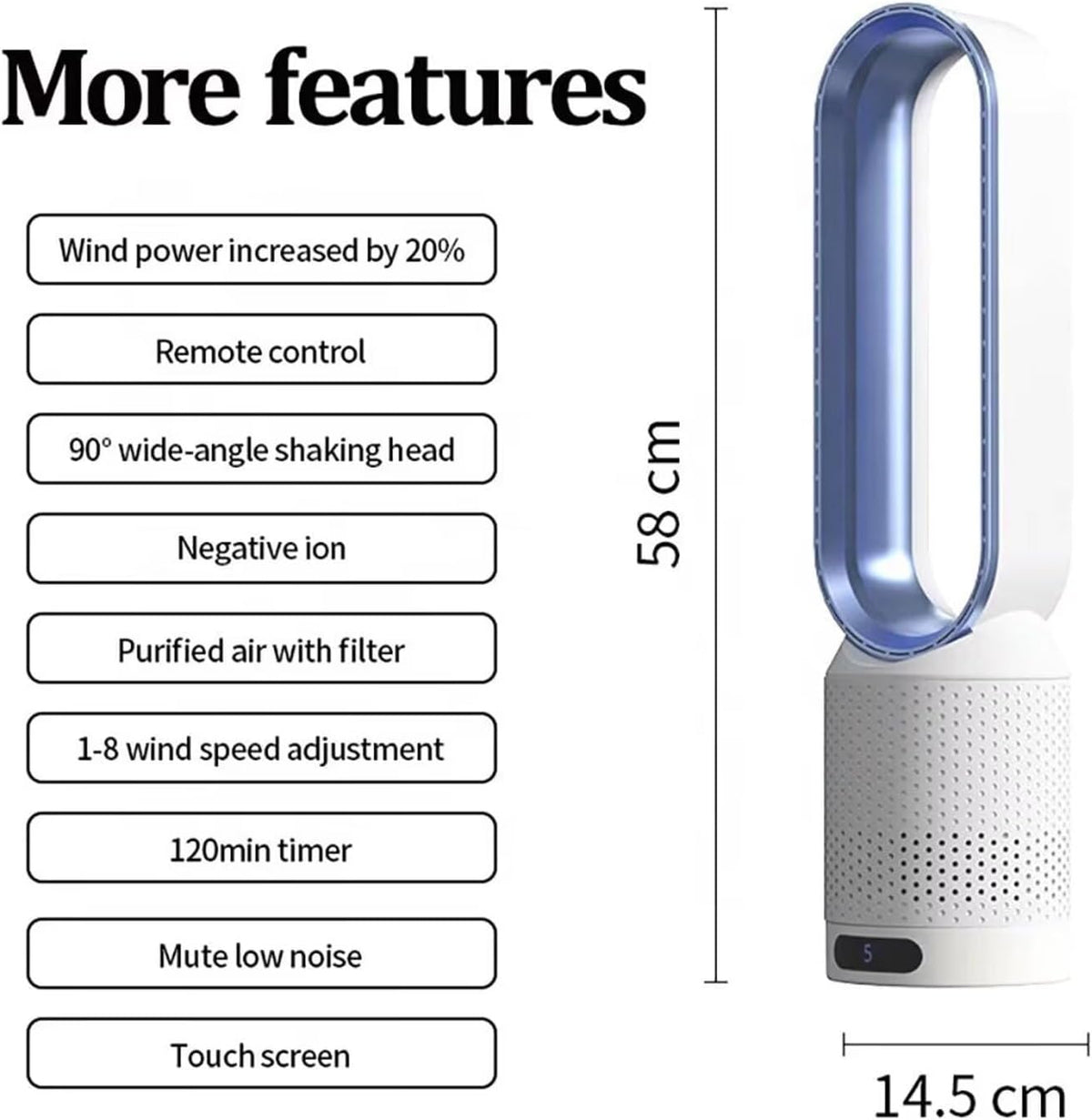 3 in 1 Air Cooler with HEPA Air Purifier