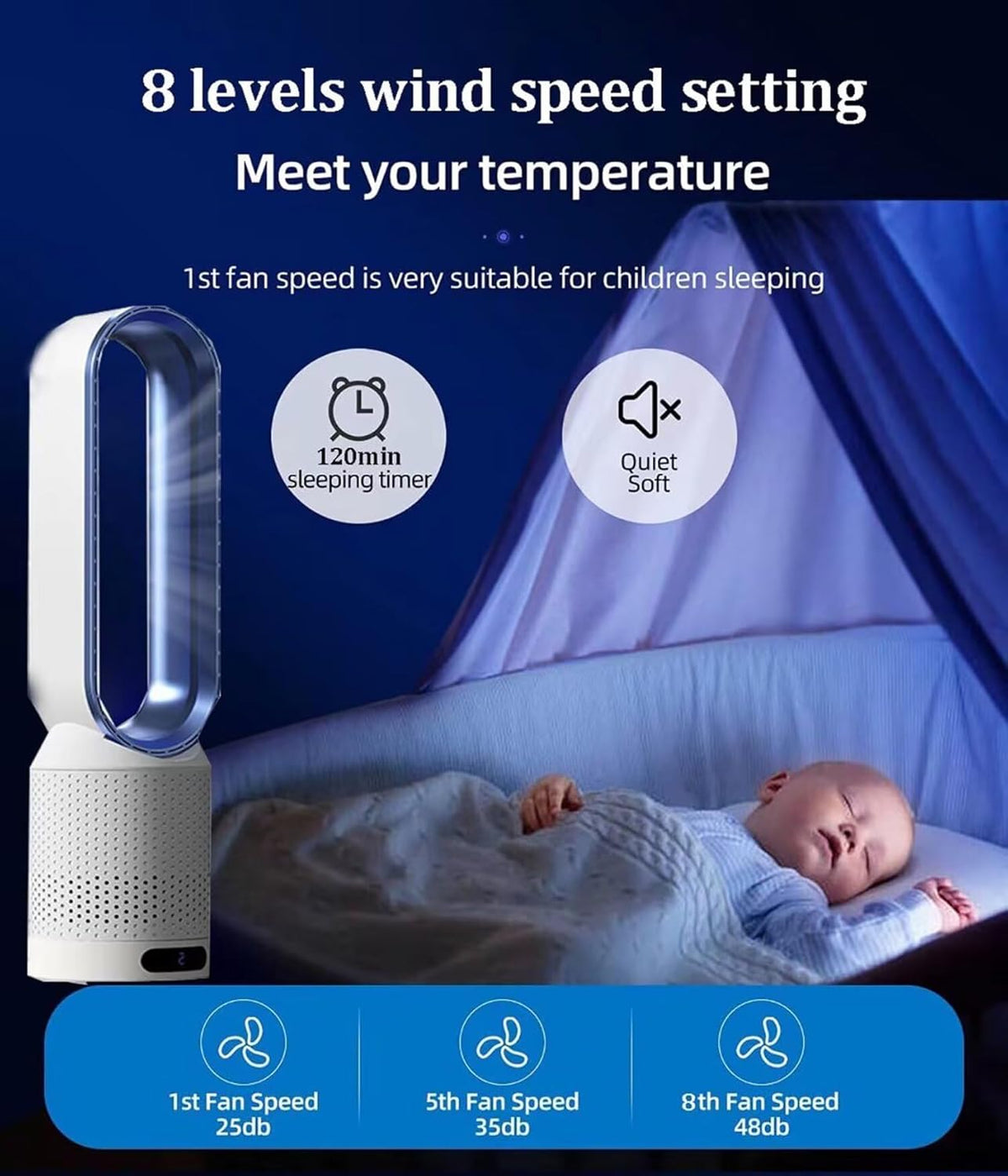 3 in 1 Air Cooler with HEPA Air Purifier