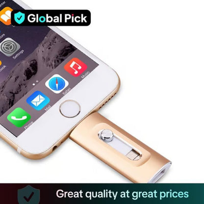 3-in-1 USB Flash Drive for Phone and Computer