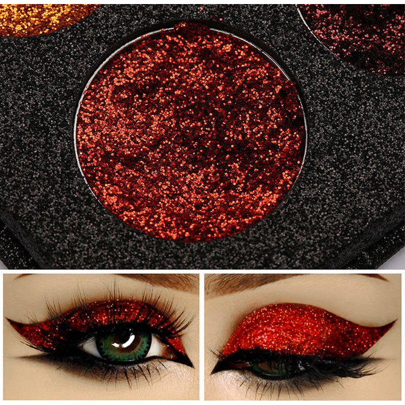 30 Color Glitter Eyeshadow Palette for Face and Body Makeup