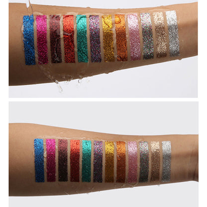 30 Color Glitter Eyeshadow Palette for Face and Body Makeup