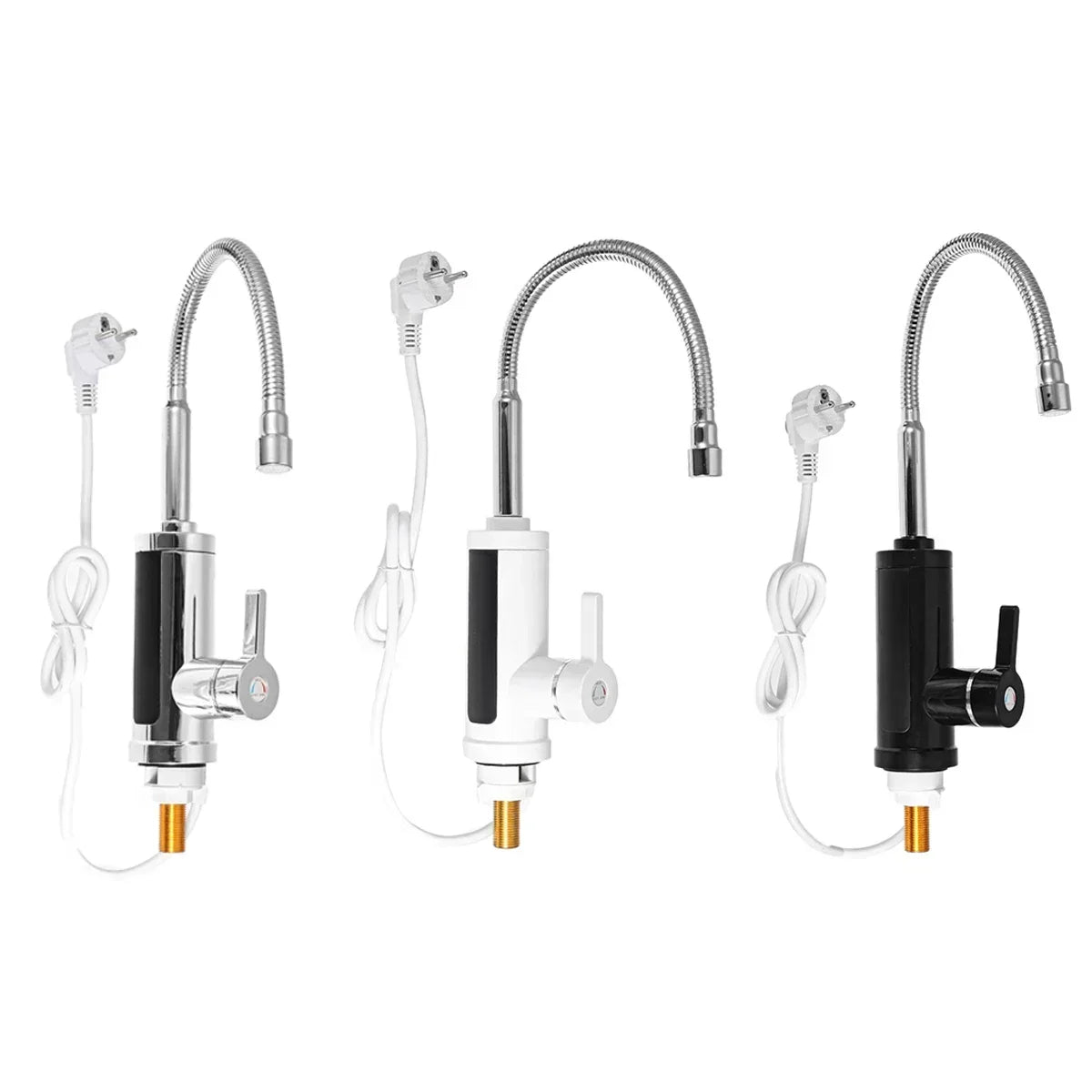 3000W Instant Hot Water Electric Kitchen Tap With Display