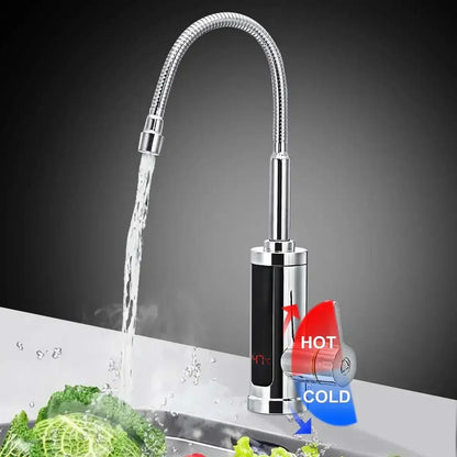 3000W Instant Hot Water Electric Kitchen Tap With Display